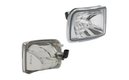 Feu de travail d'angle halogène, droit, 12V, 50W, carré, blanc, 123x115x121mm, prise PGJ13, Wesem