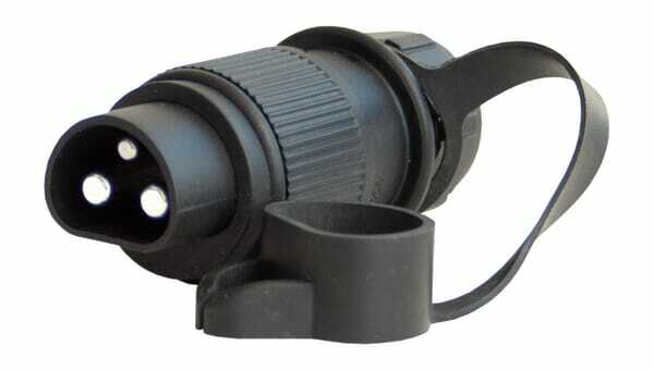 Pièces agricoles - Electricité - Fiche 3 broches 6-24 V (32 A)