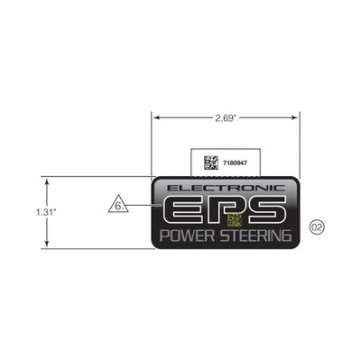 Pièces Quad & Motos - Pièces communes - DECAL-EPS,PREMIUM Polaris origine