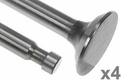 Soupape d'échappement jeu de 4 (x4)