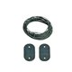 KIT FIXATION VERT PR BRISE-VUE LOT DE 30 + 4M DE FIL