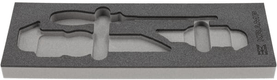 Insert en mousse pour jeu de clés hexagonales et Torx 18 pièces