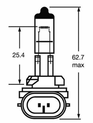 Pièces agricoles - Tracteur pièce adaptable - Lampe 12.8V 50W Coudee 12V50W PG13J (x10)