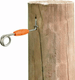 Isol. œillet 160mm piquet bois