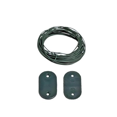 Pièces motoculture - Pièce commune - KIT FIXATION VERT PR BRISE-VUE LOT DE 30 + 4M DE FIL