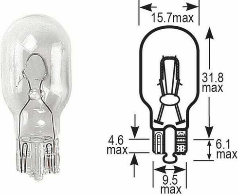 Pièces agricoles - Tracteur pièce adaptable - Ampoule (x10) feu stop/clignotant/recul/antibrouillard