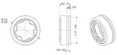 Bague racleuse VP7 - VP8