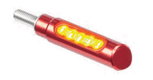 Clignotants LIGHTECH Led aluminium rouge - TheTube