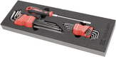Jeu de clés hexagonales et Torx 18 pièces