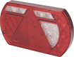 Feu arrière droit multifonction à LED, 12 V, 236x140x24,3 mm, Baïonnette 5 broches, Kramp