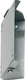 Support mural 140x204mm acier