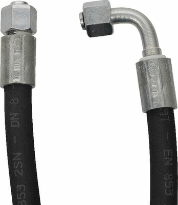 Pièces agricoles - Hydraulique - Flex. hydr. cpl. DN08.3000-90°