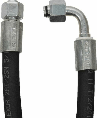 Pièces agricoles - Hydraulique - Flex. hydr. cpl. DN08.4000-90°