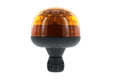 Feu LED, 9W, 10-30V, ambre, montage sur poteau flexible Autoblok, double clignotement, Ø128mmx172mm, VENUS