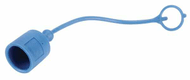 Bouchon antipouss. 3/8" bleu