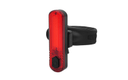 Feu arrière de vélo V BIKE cob led 30lm batterie rechargeable intégrée