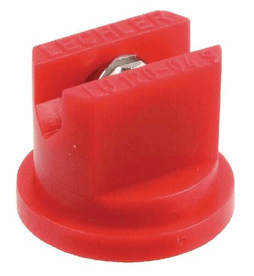 Pièces agricoles - Pièce Pulvérisateur - Buse à jet plat LU 120° 4 rouge acier inoxydable Lechler