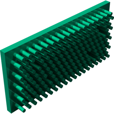 Pièces agricoles - Pièce divers - Joint à brosse H = 14,5 Kverneland origine