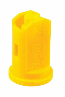 Pièces agricoles - Pièce Pulvérisateur - Buse d'injection d'air à double ventilateur IDKT 120° 02 jaune plastique Lechler