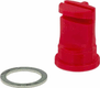 Buse à jet mirroir FT 140° 04 rouge plastique Lechler