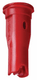 Buse à injection d'air ID3 120° 4 rouge plastique Lechler