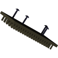 Pièces agricoles - Pièce divers - Brosse d´étanchéité avec vis Kverneland origine