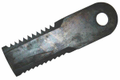 Couteau de broyeur de paille 170x50x5 mm Ø 18 mm