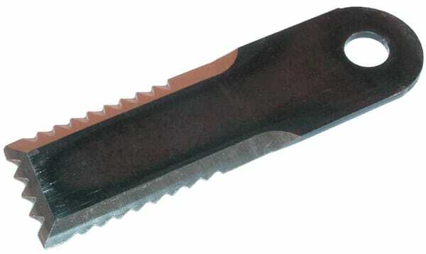 Pièces agricoles - Moissonneuses - Couteau de broyeur de paille 173x50x4 mm Ø 18 mm