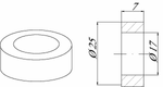 Pièce intermédiaire lame 10 Maschio