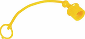 Bouchon antipouss. 3/8" jaune