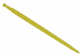 Dent de chargeur, droite, section carrée 36x800mm, extrémité pointue avec écrou M20x1.5mm, jaune, Stoll
