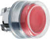 Caoutchouc bouton pous. rouge