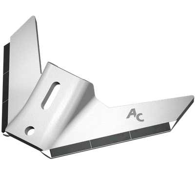 Pièces agricoles - Pièce divers - AILERON DECHAUMEUR UNIVERSEL Monobloc Ø14