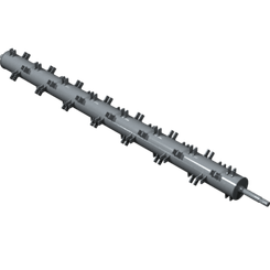 Pièces agricoles - Pièce divers - Rotor à dents 8mm 3.2m MoCo arrière LH Kverneland origine