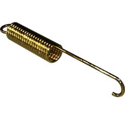 Pièces agricoles - Pièce divers - Ressort de tension fil Ø7 Lg utile 374mm Kverneland origine