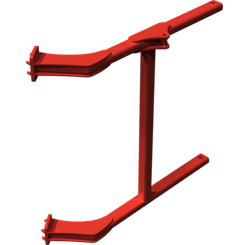 Pièces agricoles - Pièce divers - CHASSIS SUPPORT DE ROULEAU 5M00 DROIT Kverneland origine