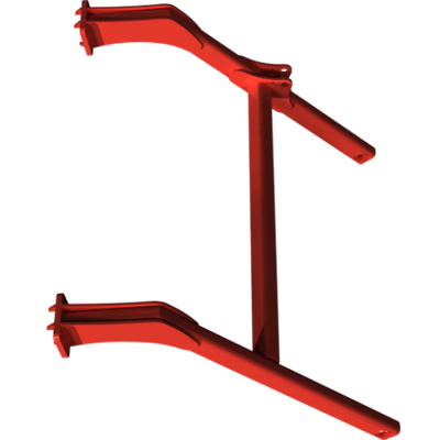 Pièces agricoles - Pièce divers - CHASSIS SUPPORT DE ROULEAU 5M00 DROIT Kverneland origine