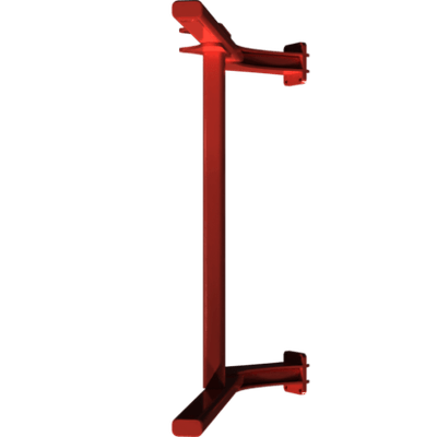 Pièces agricoles - Pièce divers - CHASSIS SUPPORT DE ROULEAU 5M00 DROIT Kverneland origine
