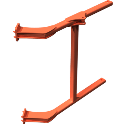Pièces agricoles - Pièce divers - CHASSIS SUPPORT DE ROULEAU 5M00 DROIT Kverneland origine