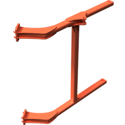 Pièces agricoles - Pièce divers - CHASSIS SUPPORT DE ROULEAU 5M00 DROIT Kverneland origine