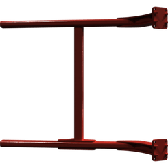 Pièces agricoles - Pièce divers - CHASSIS SUPPORT DE ROULEAU GAUCHE Kverneland origine