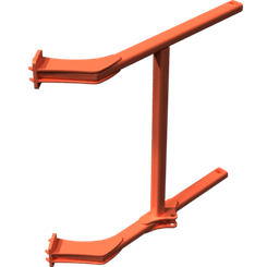 Pièces agricoles - Pièce divers - CHASSIS SUPPORT DE ROULEAU 5M00 G. Kverneland origine
