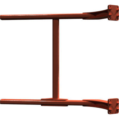 Pièces agricoles - Pièce divers - CHASSIS SUPPORT DE ROULEAU GAUCHE Kverneland origine