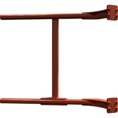 Pièces agricoles - Pièce divers - CHASSIS SUPPORT DE ROULEAU GAUCHE Kverneland origine