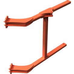 Pièces agricoles - Pièce divers - CHASSIS SUPPORT DE ROULEAU DROIT Kverneland origine