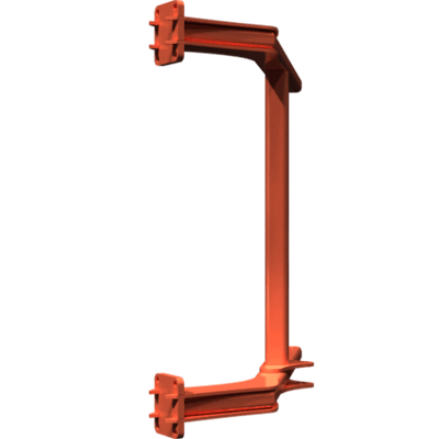 Pièces agricoles - Pièce divers - CHASSIS SUPPORT DE ROULEAU GAUCHE Kverneland origine