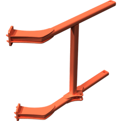 Pièces agricoles - Pièce divers - CHASSIS SUPPORT DE ROULEAU GAUCHE Kverneland origine