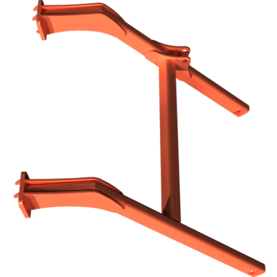 Pièces agricoles - Pièce divers - CHASSIS SUPPORT DE ROULEAU DROIT Kverneland origine