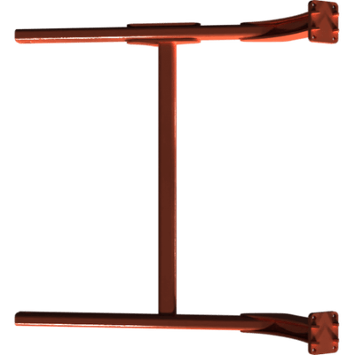 Pièces agricoles - Pièce divers - CHASSIS SUPPORT DE ROULEAU 5M00 DROIT Kverneland origine