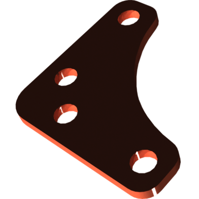 Pièces agricoles - Pièce divers - Fixation tramline marker -coated- Kverneland origine